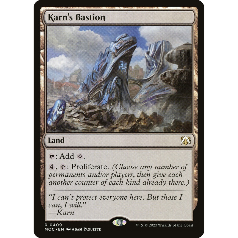 Karn's Bastion (MOC-409) - March of the Machine Commander