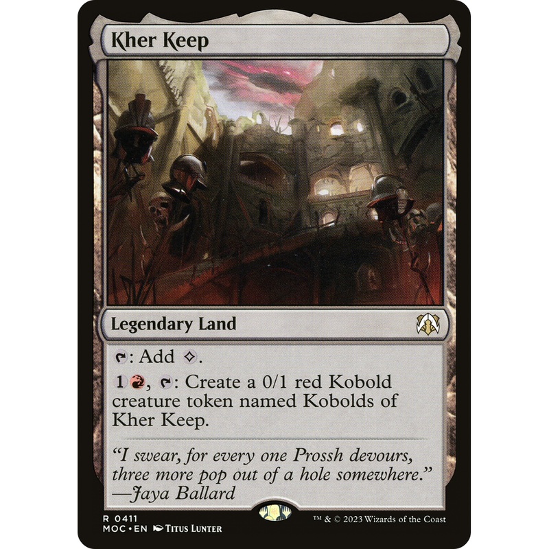 Kher Keep (MOC-411) - March of the Machine Commander
