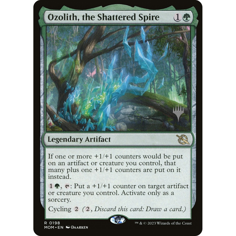 Ozolith, the Shattered Spire (PPMOM-198P) - March of the Machine Promos Foil