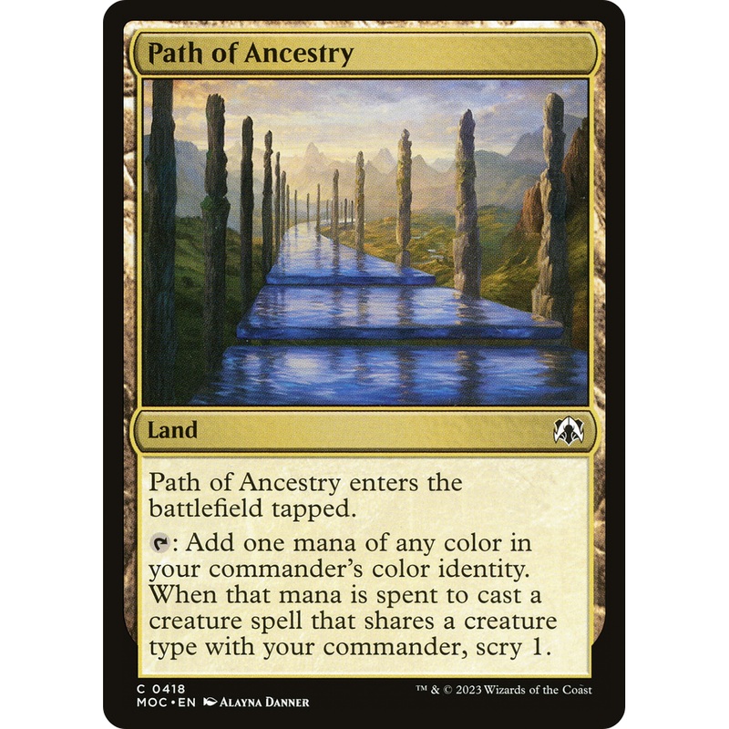 Path of Ancestry (MOC-418) - March of the Machine Commander