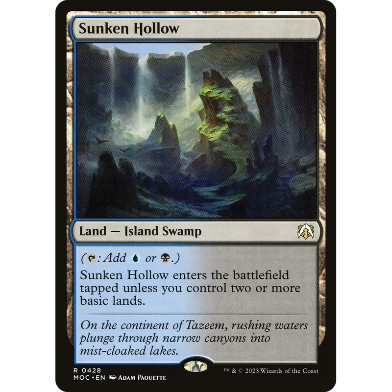 Sunken Hollow (MOC-428) - March of the Machine Commander