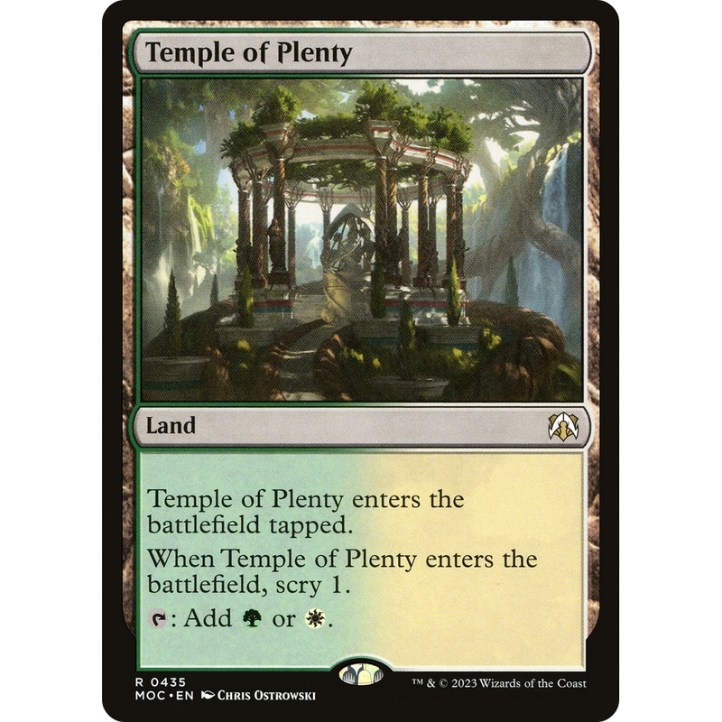 Temple of Plenty (MOC-435) - March of the Machine Commander
