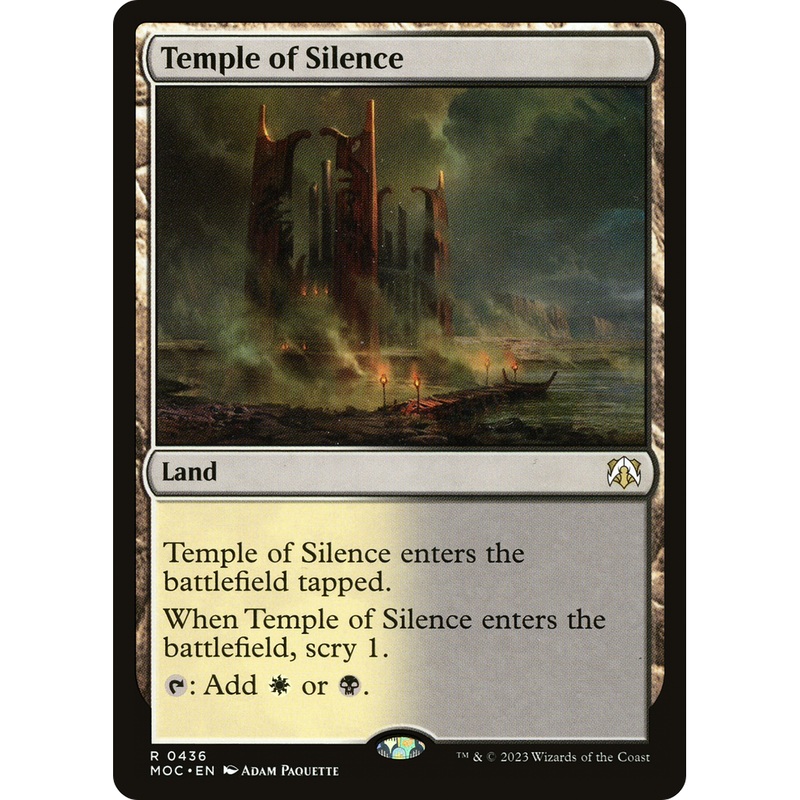 Temple of Silence (MOC-436) - March of the Machine Commander
