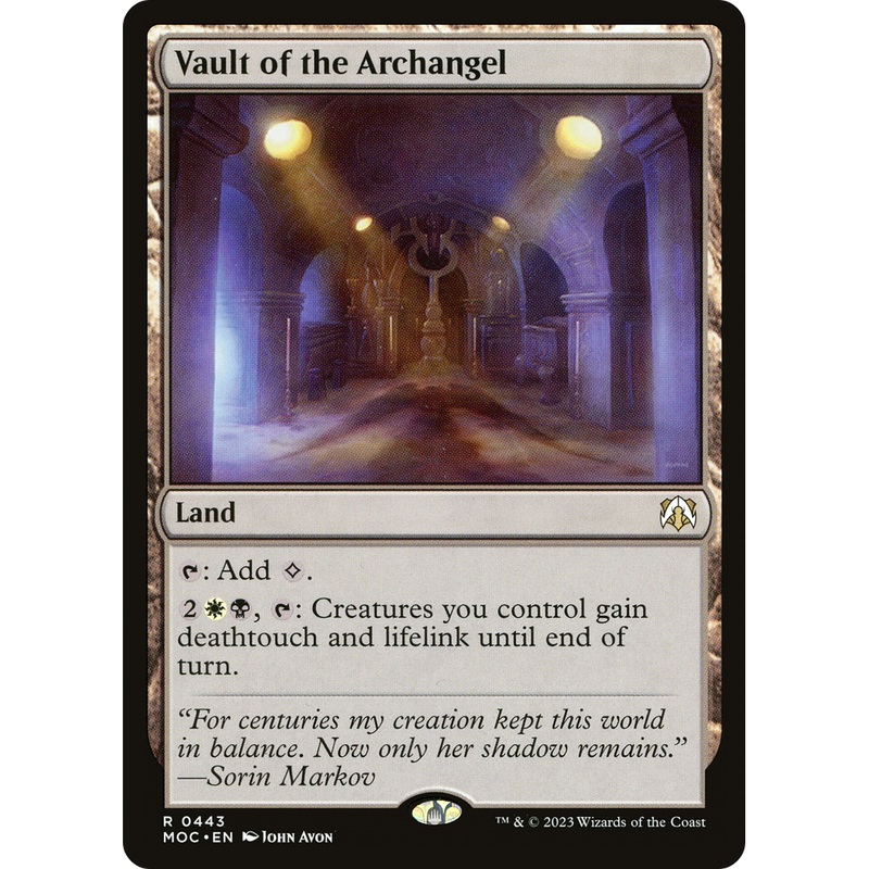 Vault of the Archangel (MOC-443) - March of the Machine Commander