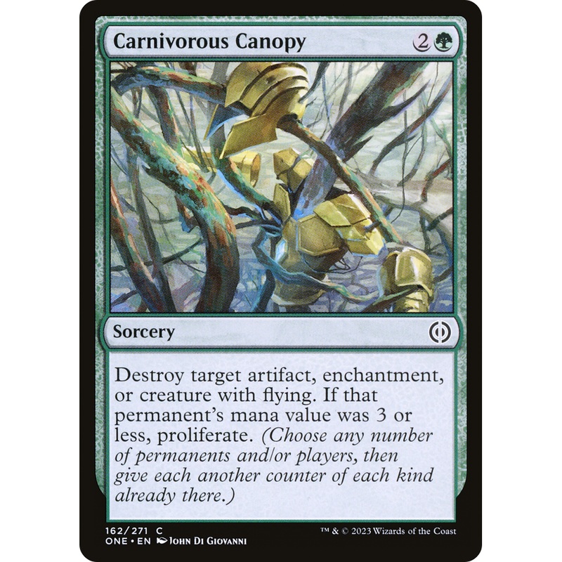 Carnivorous Canopy (ONE-162) - Phyrexia: All Will Be One Foil