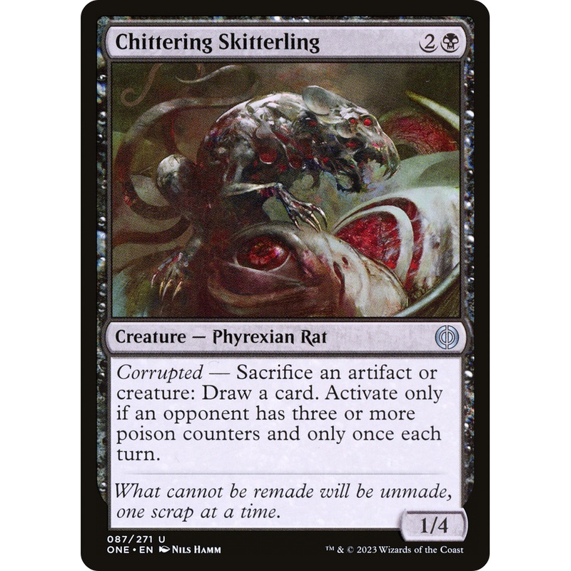 Chittering Skitterling (ONE-087) - Phyrexia: All Will Be One Foil