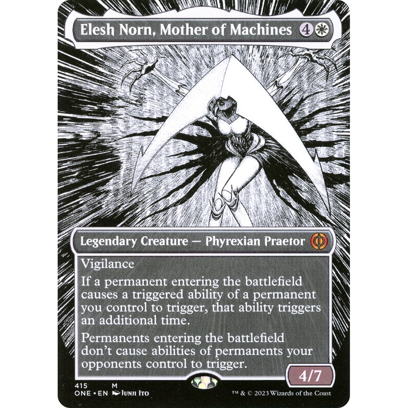 Elesh Norn, Mother of Machines (ONE-415) - Phyrexia: All Will Be One (Borderless)