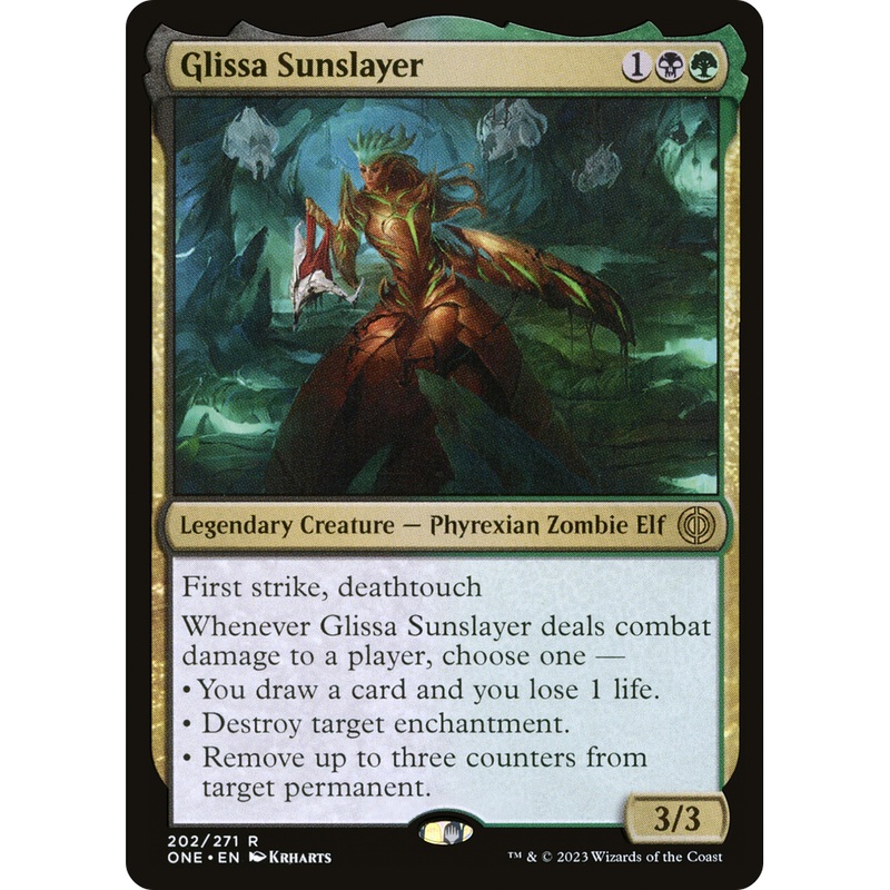 Glissa Sunslayer (ONE-202) - Phyrexia: All Will Be One Foil