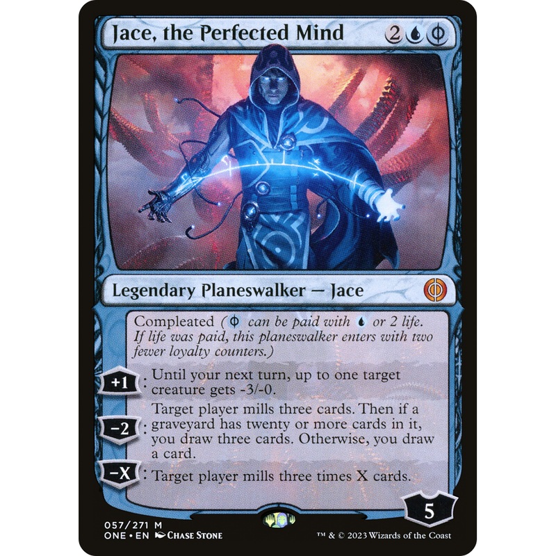 Jace, the Perfected Mind (ONE-057) - Phyrexia: All Will Be One Foil