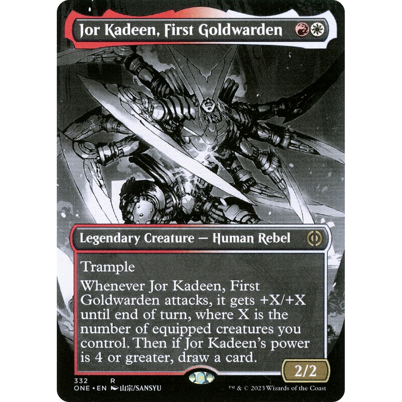 Jor Kadeen, First Goldwarden (ONE-332) - Phyrexia: All Will Be One: (Showcase) (Borderless)