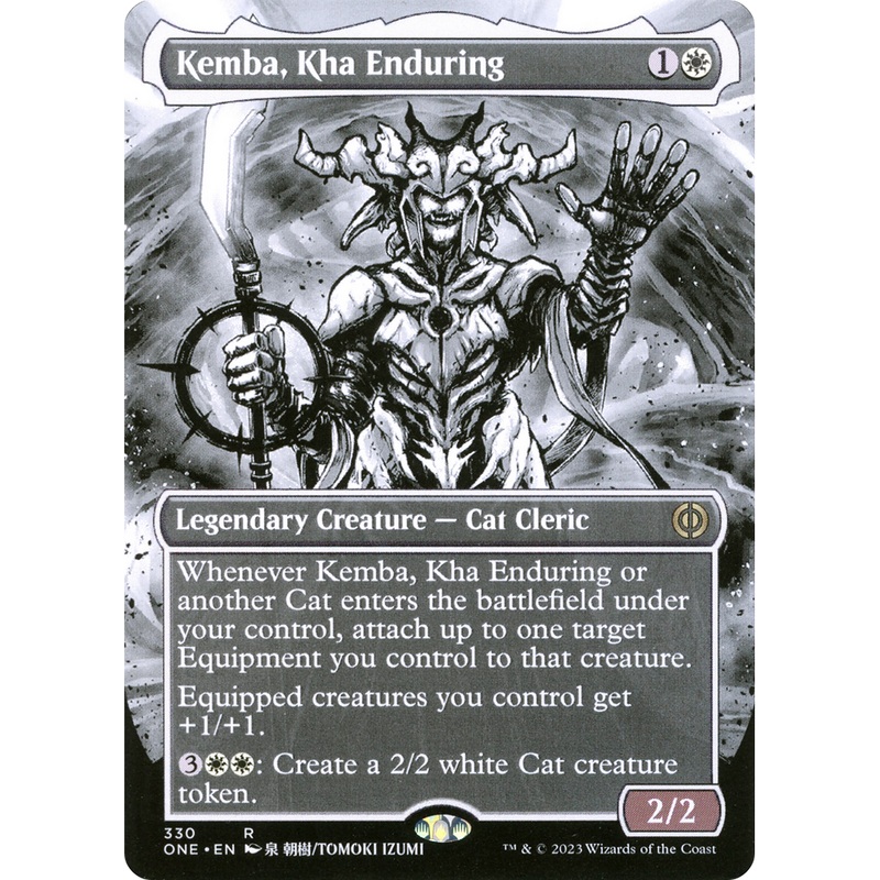 Kemba, Kha Enduring (ONE-330) - Phyrexia: All Will Be One: (Showcase) (Borderless) Foil