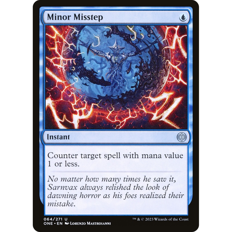 Minor Misstep (ONE-064) - Phyrexia: All Will Be One