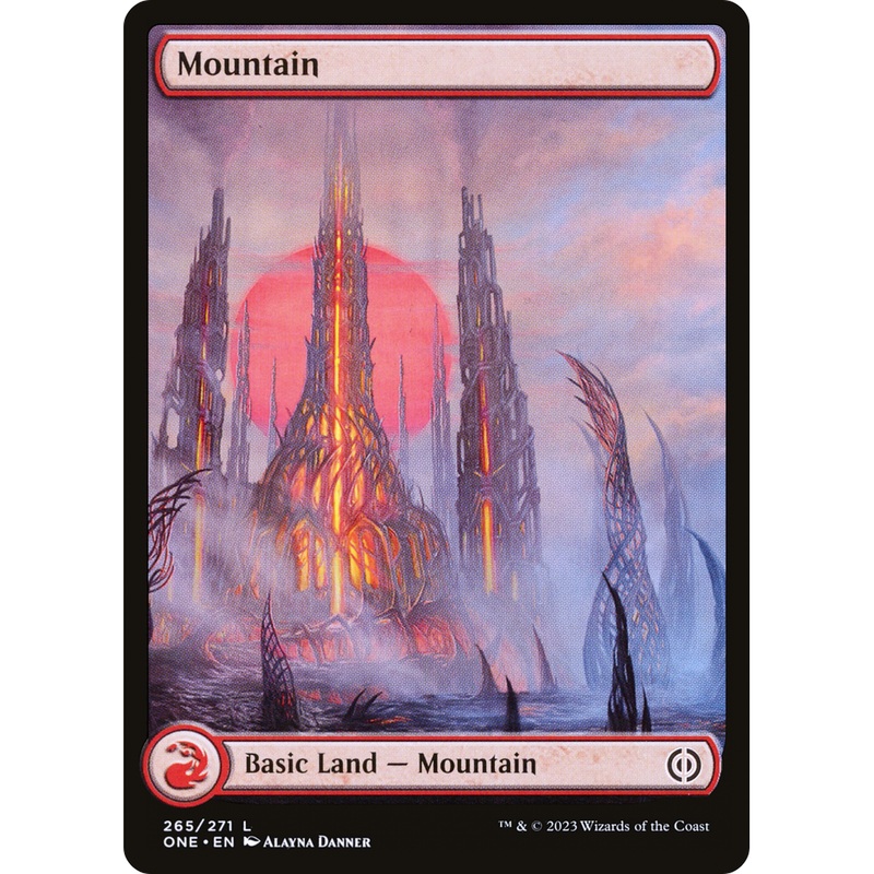 Mountain (ONE-265) - Phyrexia: All Will Be One Foil
