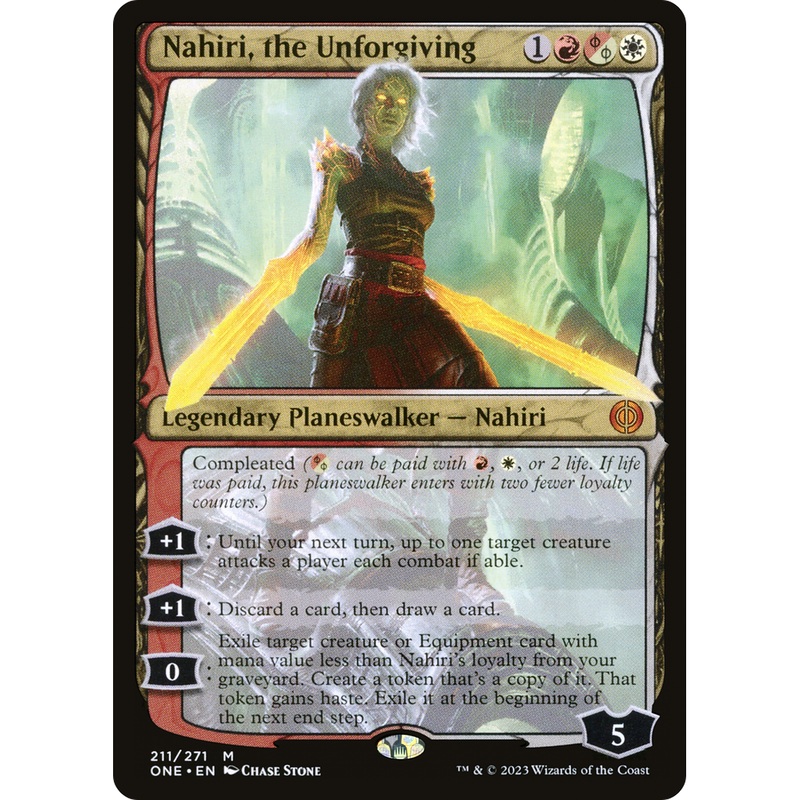 Nahiri, the Unforgiving (ONE-211) - Phyrexia: All Will Be One
