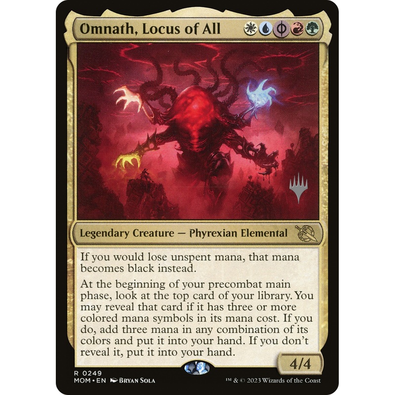 Omnath, Locus of All (PPMOM-249P) - March of the Machine Promos