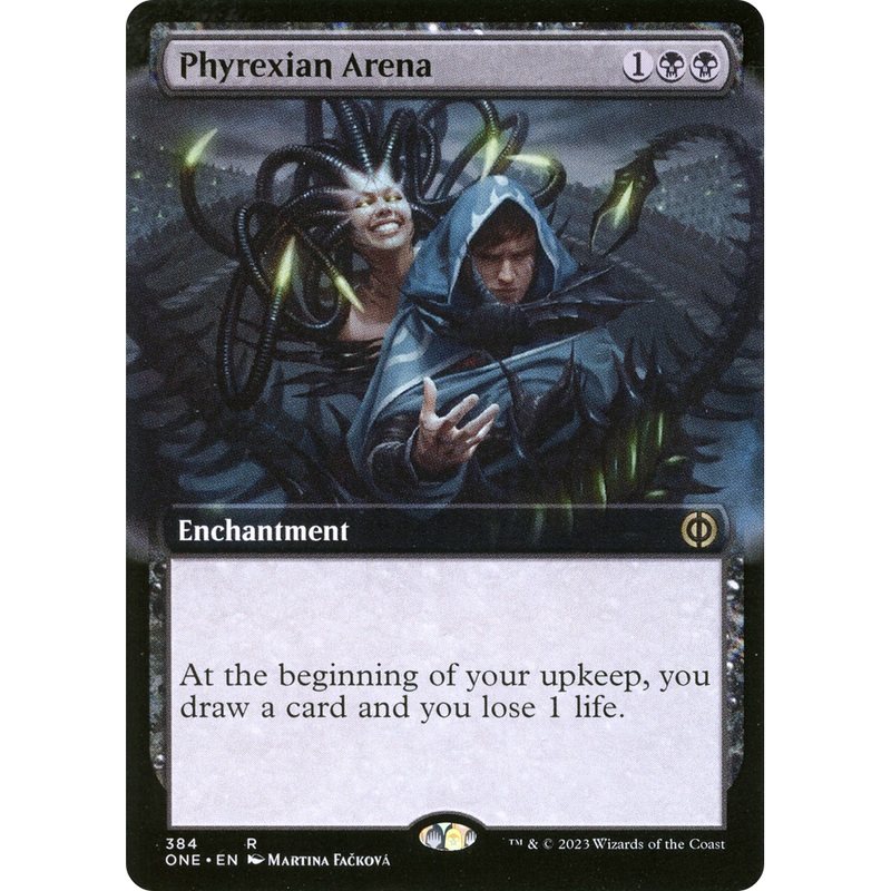 Phyrexian Arena (ONE-384) - Phyrexia: All Will Be One: (Extended Art) Foil