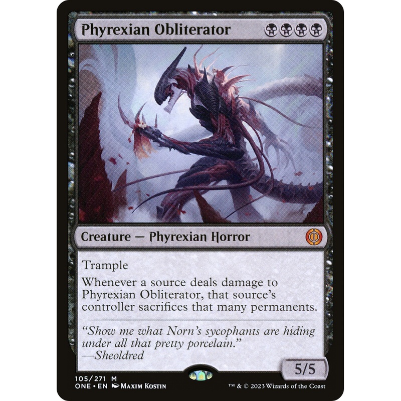 Phyrexian Obliterator (ONE-105) - Phyrexia: All Will Be One Foil
