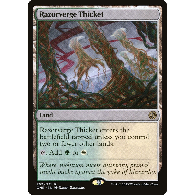 Razorverge Thicket (ONE-257) - Phyrexia: All Will Be One Foil