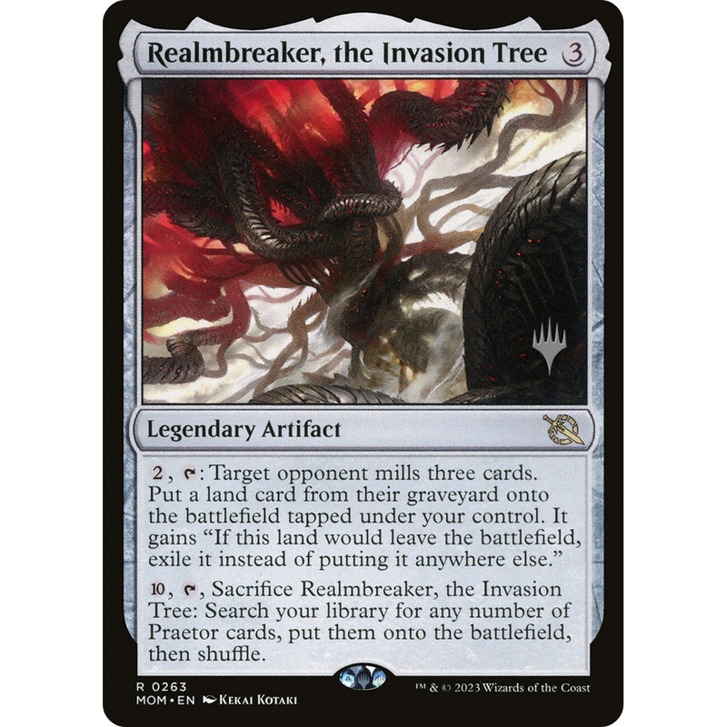 Realmbreaker, the Invasion Tree (PPMOM-263P) - March of the Machine Promos Foil