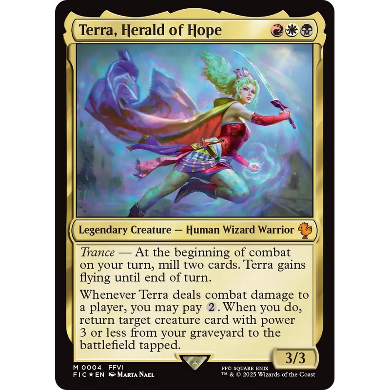 Terra, Herald of Hope (FIC-004) - Commander: FINAL FANTASY Foil