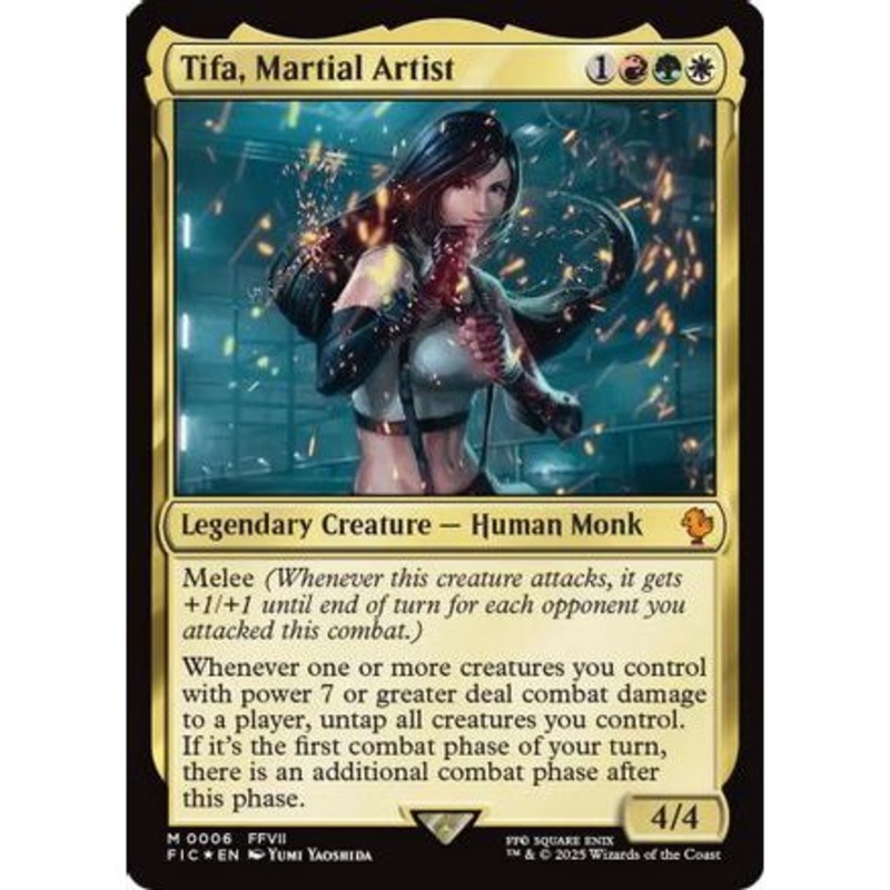 Tifa, Martial Artist (FIC-006) - Commander: FINAL FANTASY