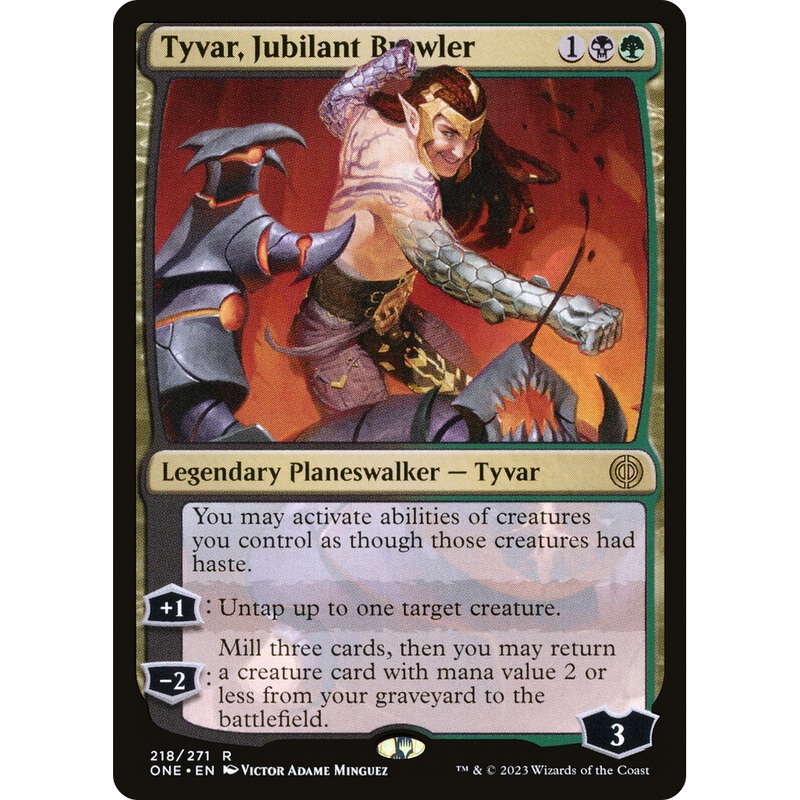 Tyvar, Jubilant Brawler (ONE-218) - Phyrexia: All Will Be One