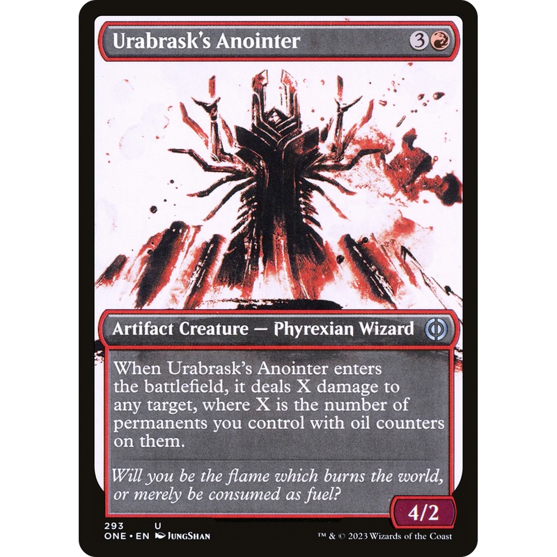 Urabrask's Anointer (ONE-293) - Phyrexia: All Will Be One: (Showcase) Foil