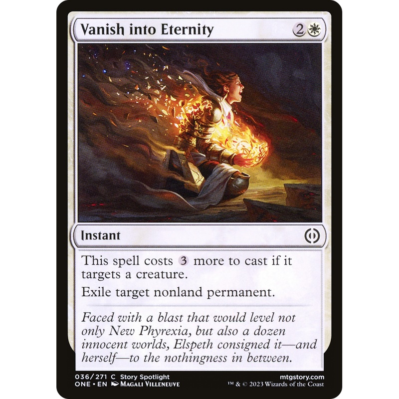 Vanish into Eternity (ONE-036) - Phyrexia: All Will Be One Foil