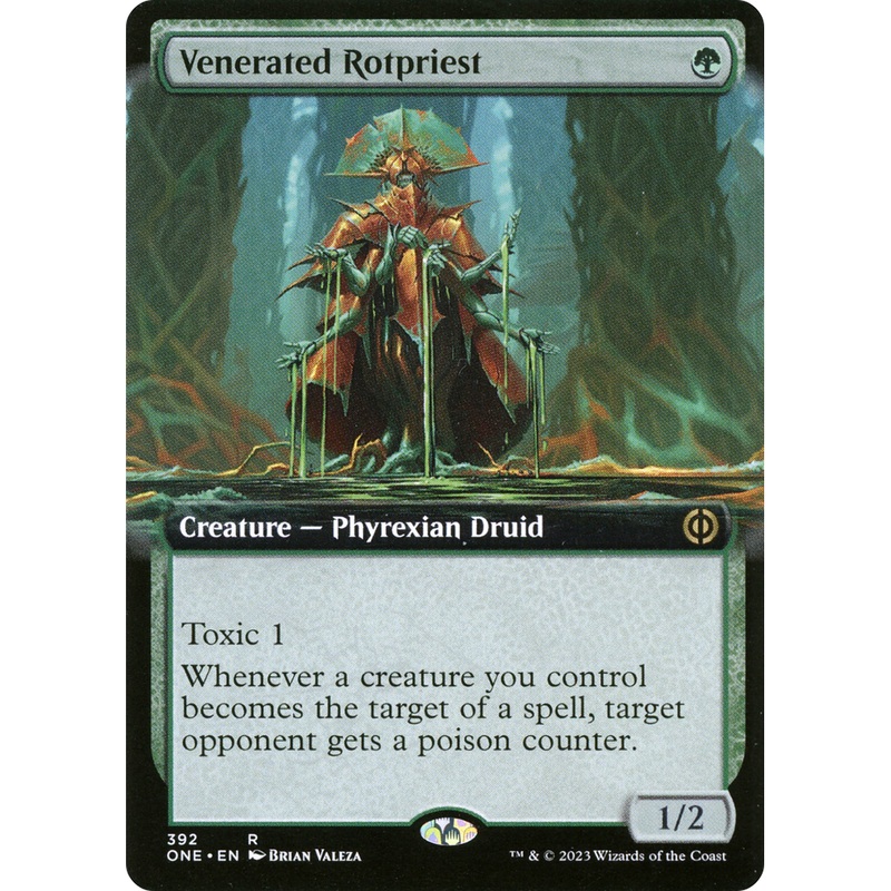 Venerated Rotpriest (ONE-392) - Phyrexia: All Will Be One: (Extended Art)