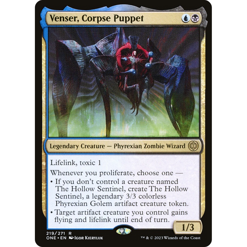 Venser, Corpse Puppet (ONE-219) - Phyrexia: All Will Be One Foil