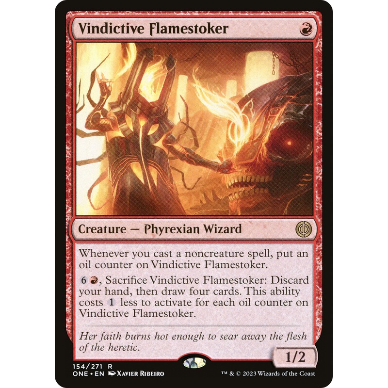 Vindictive Flamestoker (ONE-154) - Phyrexia: All Will Be One Foil