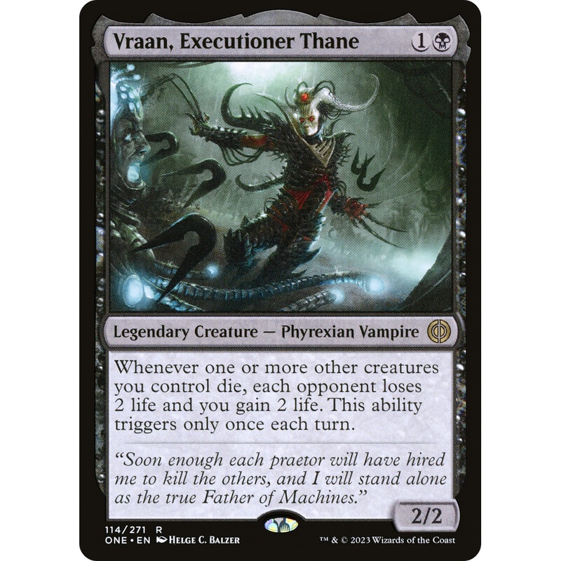 Vraan, Executioner Thane (ONE-114) - Phyrexia: All Will Be One Foil