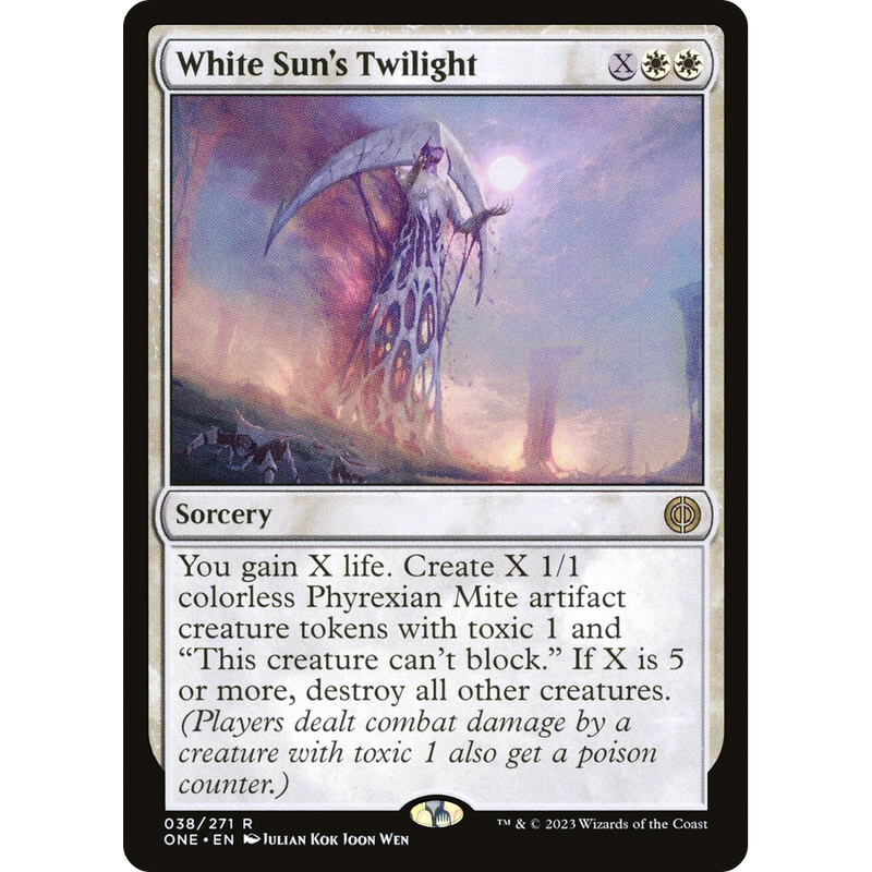 White Sun's Twilight (ONE-038) - Phyrexia: All Will Be One Foil