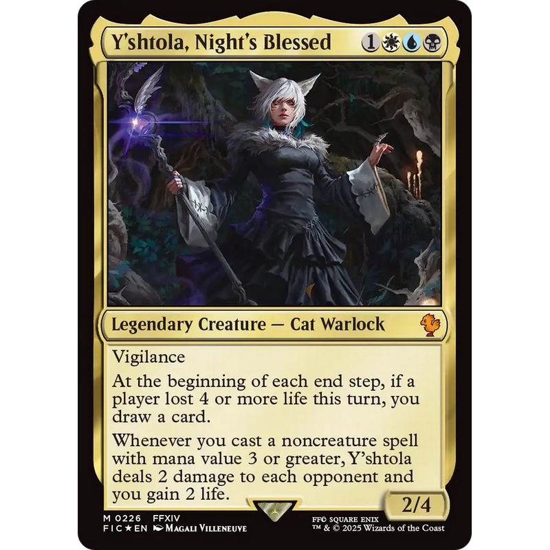 Y'shtola, Night's Blessed (Surge Foil) (FIC-226) - Commander: FINAL FANTASY Foil