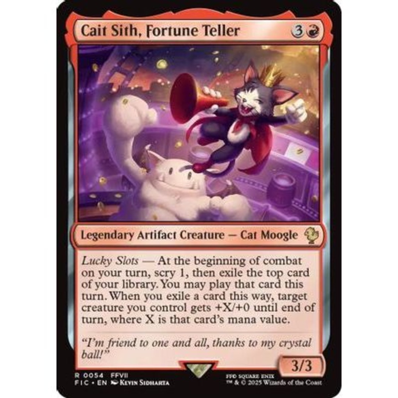 Cait Sith, Fortune Teller (FIC-054) - Commander: FINAL FANTASY
