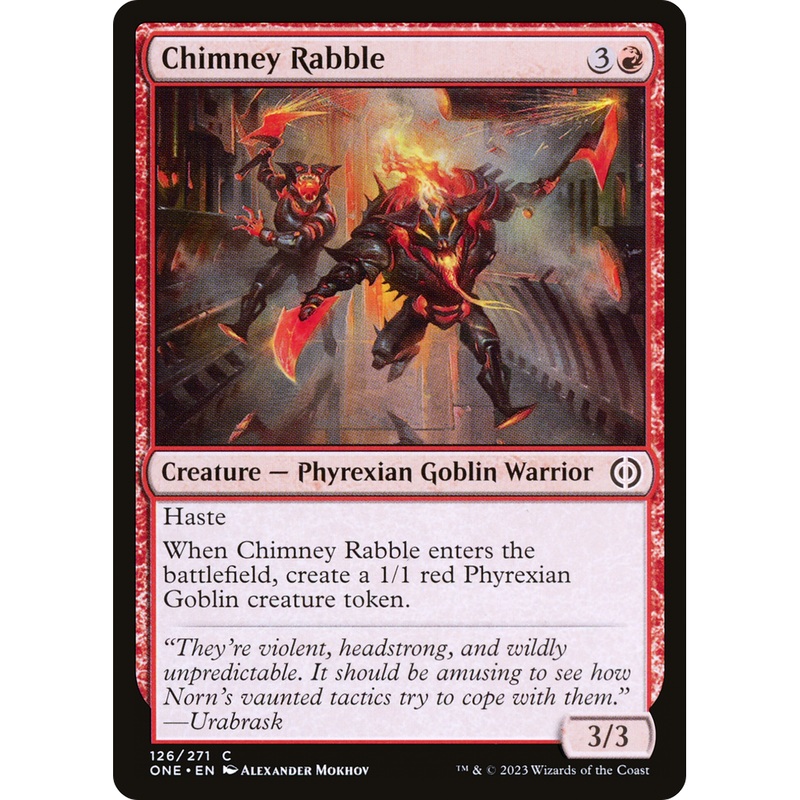 Chimney Rabble (ONE-126) - Phyrexia: All Will Be One Foil