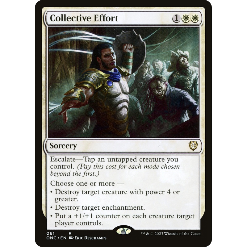 Collective Effort (ONC-061) - Phyrexia: All Will Be One Commander