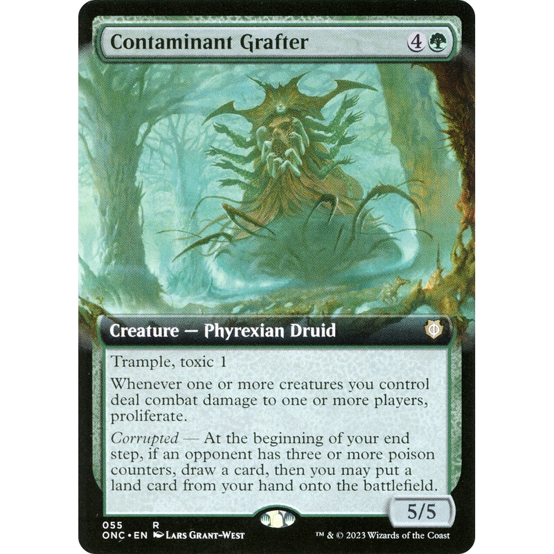 Contaminant Grafter (ONC-055) - Phyrexia: All Will Be One Commander: (Extended Art)