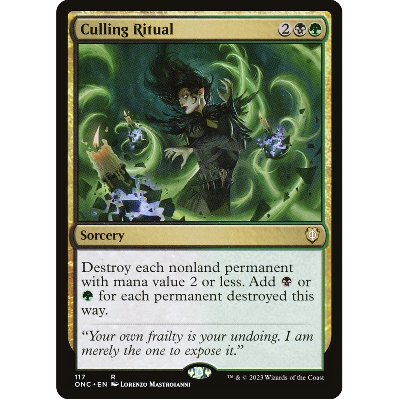 Culling Ritual (ONC-117) - Phyrexia: All Will Be One Commander