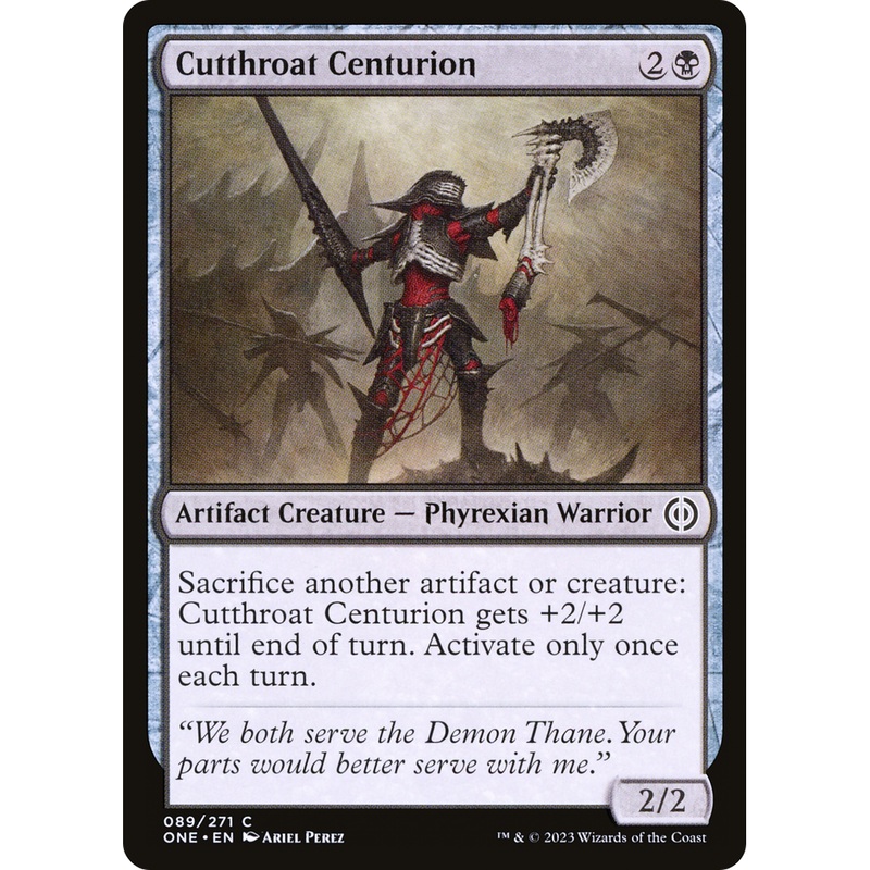 Cutthroat Centurion (ONE-089) - Phyrexia: All Will Be One Foil