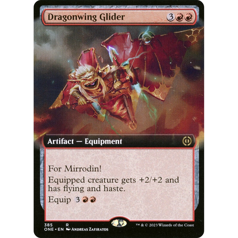 Dragonwing Glider (ONE-385) - Phyrexia: All Will Be One: (Extended Art)