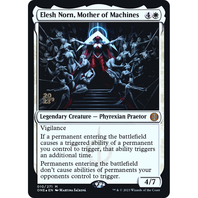 Elesh Norn, Mother of Machines (PRE-10S) - Phyrexia: All Will Be One Promos Foil