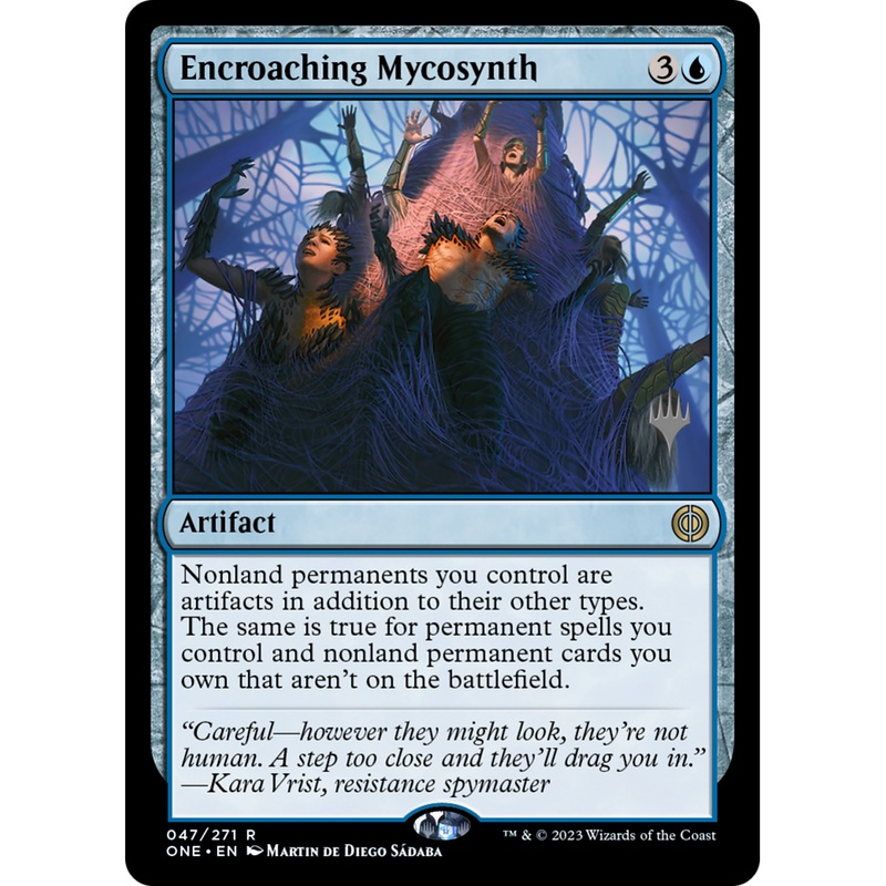 Encroaching Mycosynth (PPONE-47P) - Phyrexia: All Will Be One Promos Foil