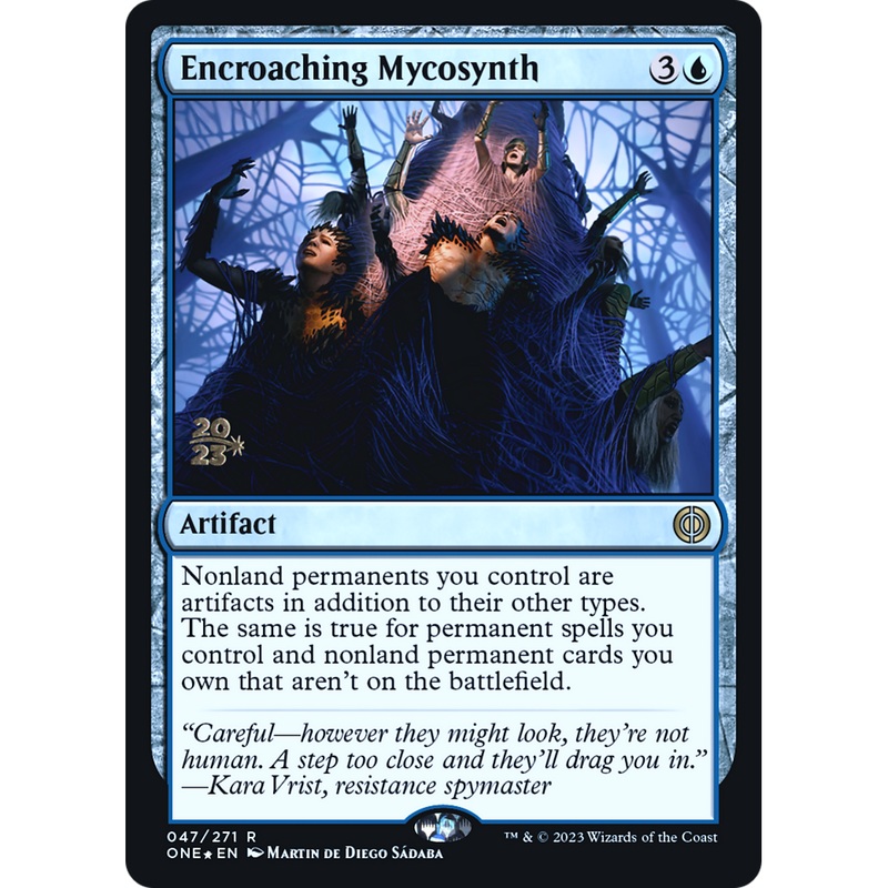 Encroaching Mycosynth (PRE-47S) - Phyrexia: All Will Be One Promos Foil