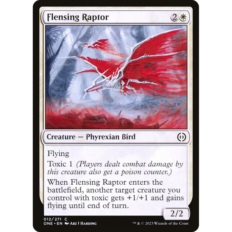 Flensing Raptor (ONE-012) - Phyrexia: All Will Be One