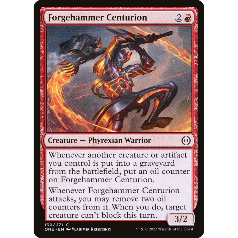 Forgehammer Centurion (ONE-130) - Phyrexia: All Will Be One Foil