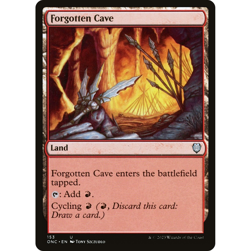 Forgotten Cave (ONC-153) - Phyrexia: All Will Be One Commander