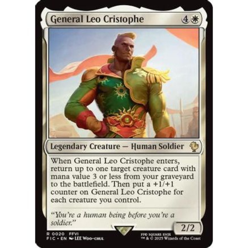 General Leo Cristophe (FIC-020) - Commander: FINAL FANTASY