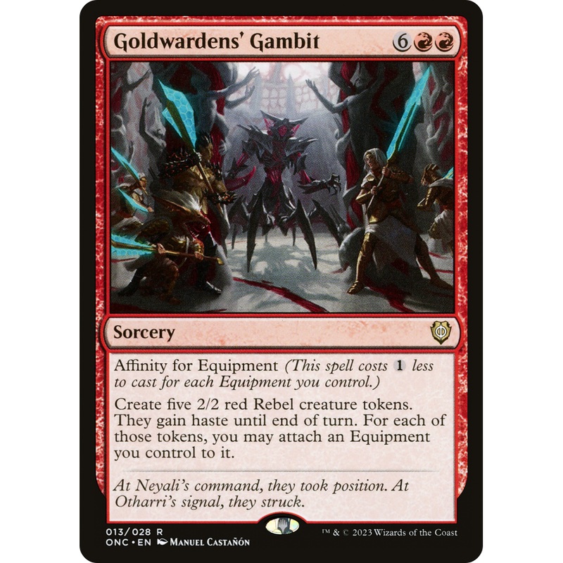 Goldwardens' Gambit (ONC-013) - Phyrexia: All Will Be One Commander