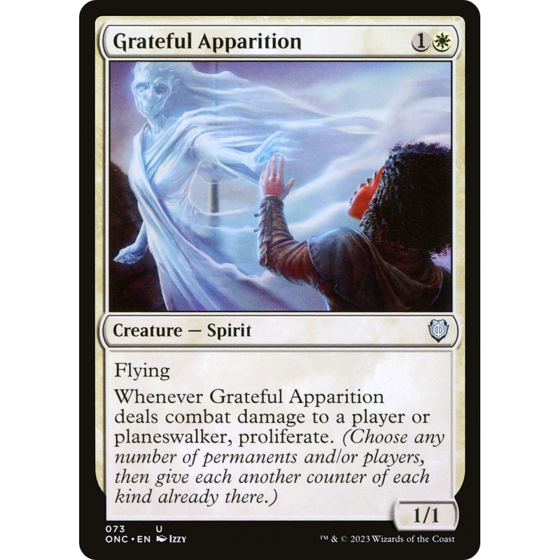 Grateful Apparition (ONC-073) - Phyrexia: All Will Be One Commander